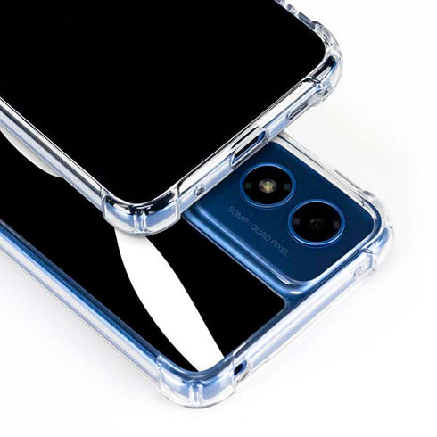 Looney Tunes Bugs Bunny Plain Black and White Moto G 5G (2024) Clear Case